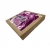 Pościel satynowa jedwabna, atłas, pudełko fiolet śliwka